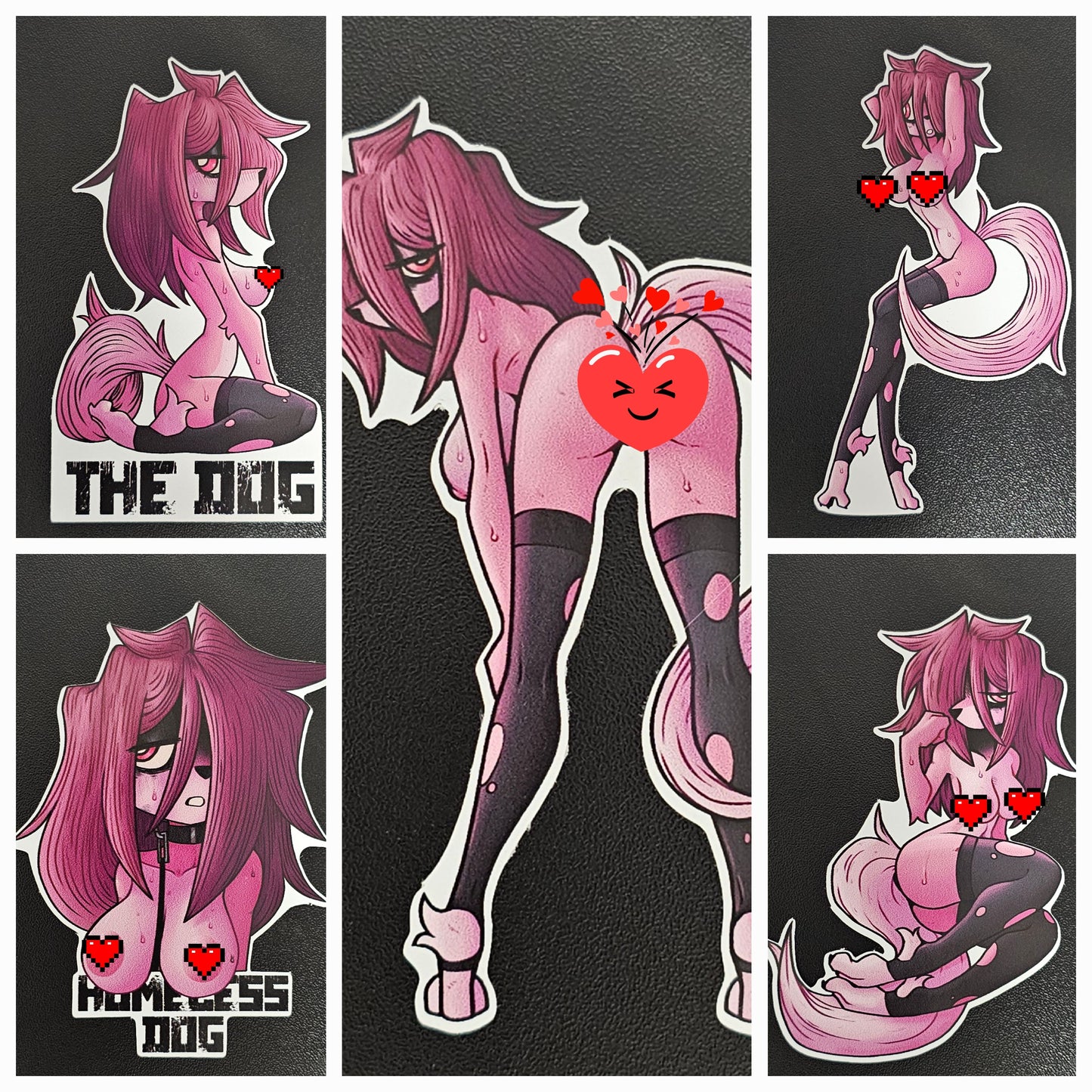 Homeless Dog Sticker Pack 1