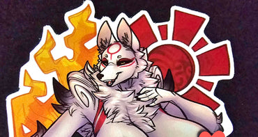 DimWitDog's Sun goddess Stickers