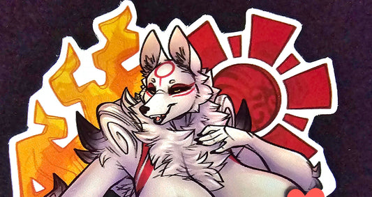 DimWitDog's Sun goddess Stickers