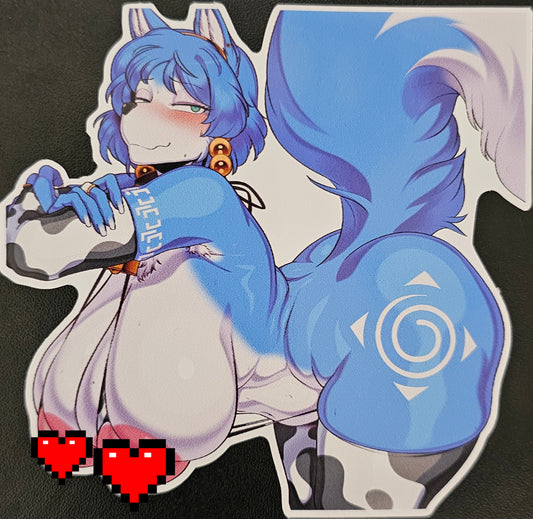 Cervina's Blue azure fox and Cervina