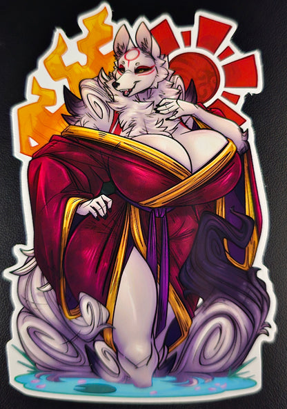 DimWitDog's Sun goddess Stickers