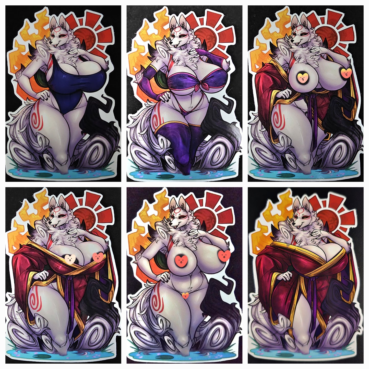 DimWitDog's Sun goddess Stickers