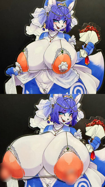 Blue fox wedding