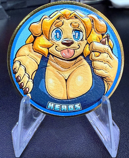 Dog knight challenge coins