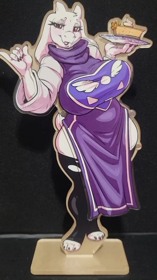 Dress-up goat mom